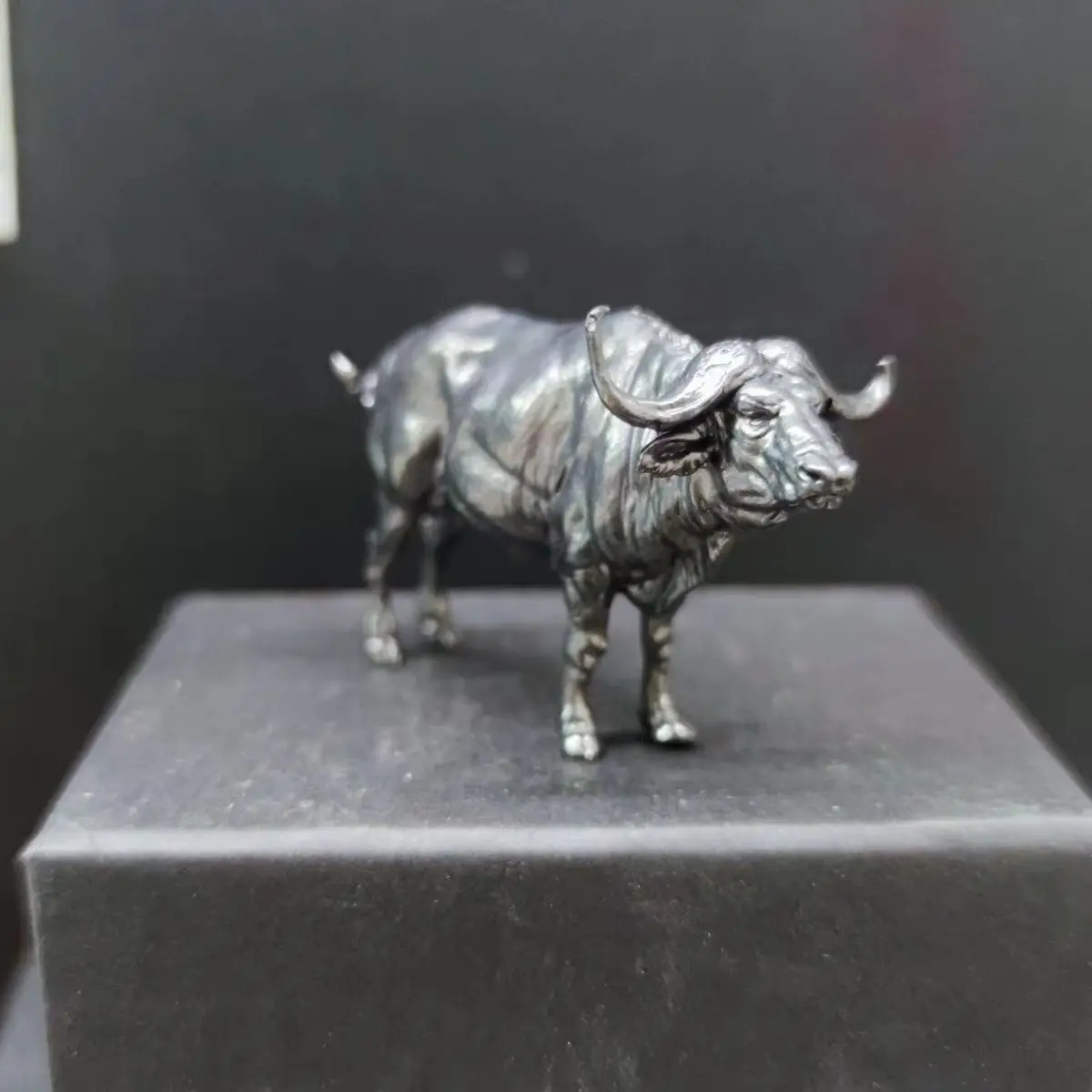 Brass African Buffalo Sculptur - Vintage Collectible Furniture 评论和价格