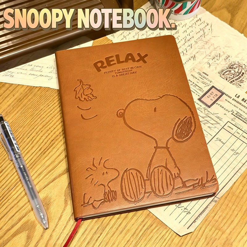 Vintage Snoopy A5 Leather Note - Vintage Collectible Books 评论和价格