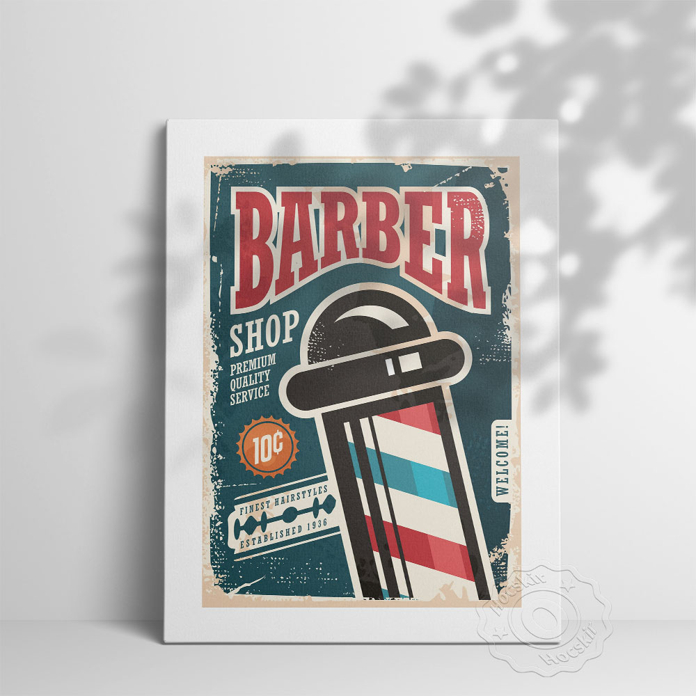 Barber Shop Vintage Art Collec - Vintage Collectible Shop 评论和价格