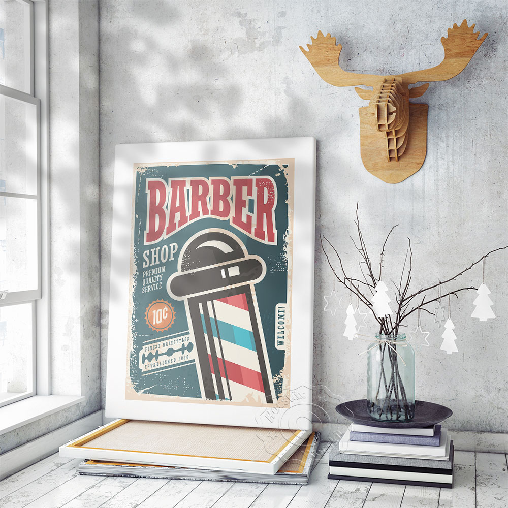 Barber Shop Vintage Art Collec - Vintage Collectible Shop 评论和价格