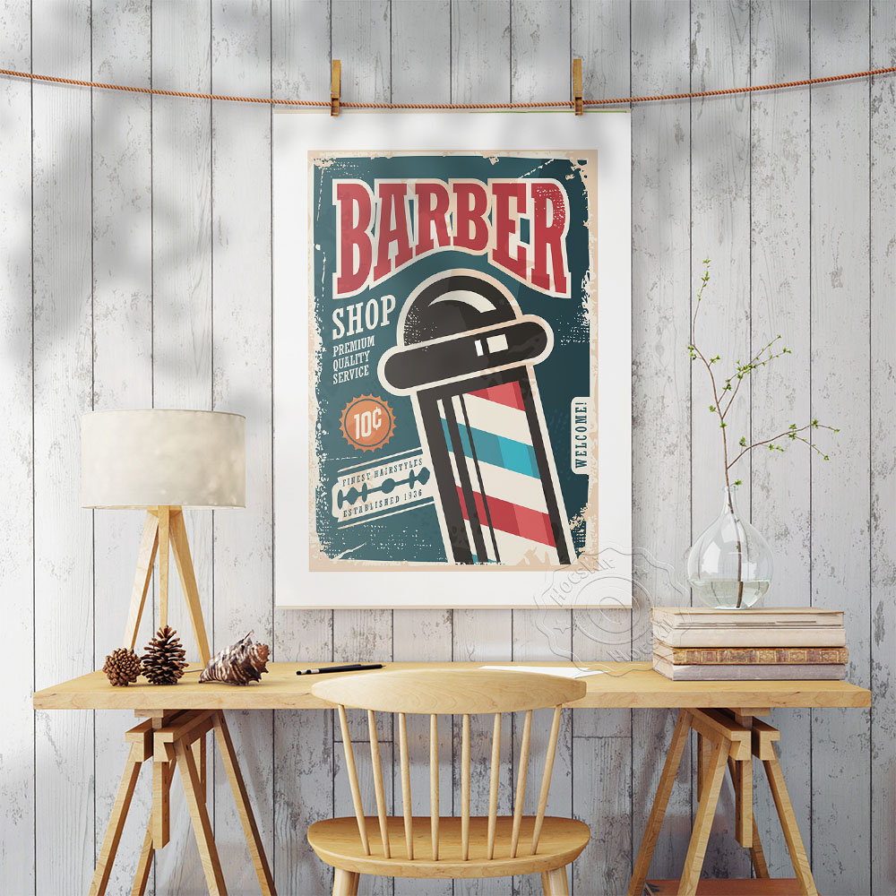 Barber Shop Vintage Art Collec - Vintage Collectible Shop 评论和价格