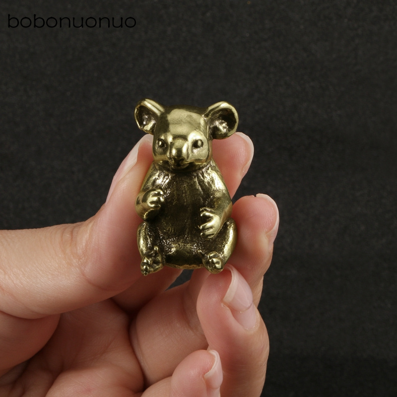 Vintage Brass Cute Koala Minia - Vintage Collectible Furniture 评论和价格