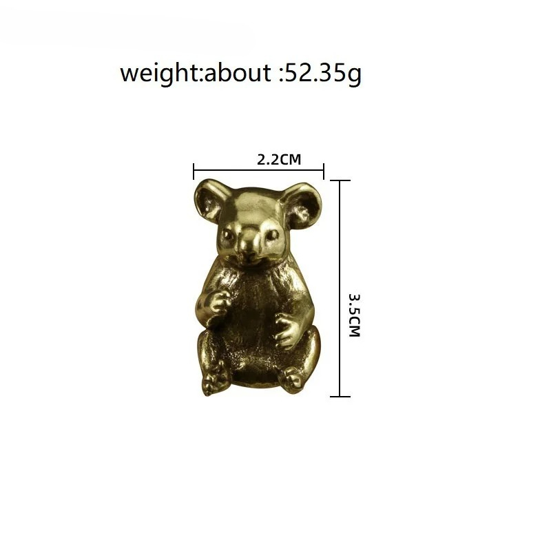 Vintage Brass Cute Koala Minia - Vintage Collectible Furniture 评论和价格