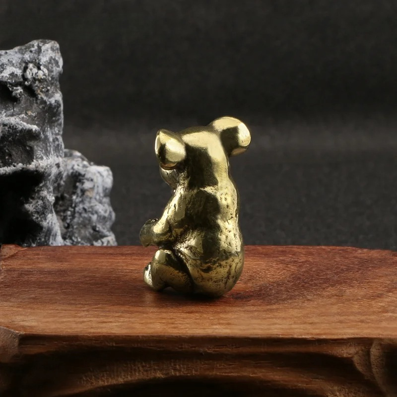 Vintage Brass Cute Koala Minia - Vintage Collectible Furniture 评论和价格