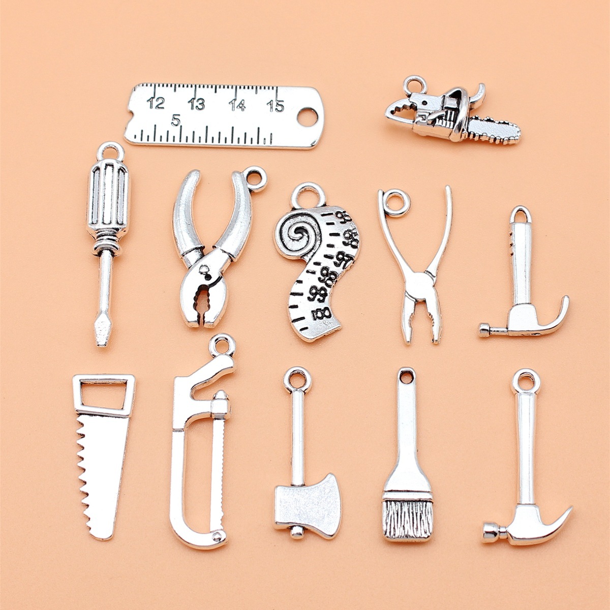 12pcs Antique Silver Color Too - Collectible Vintage Tools 评论和价格