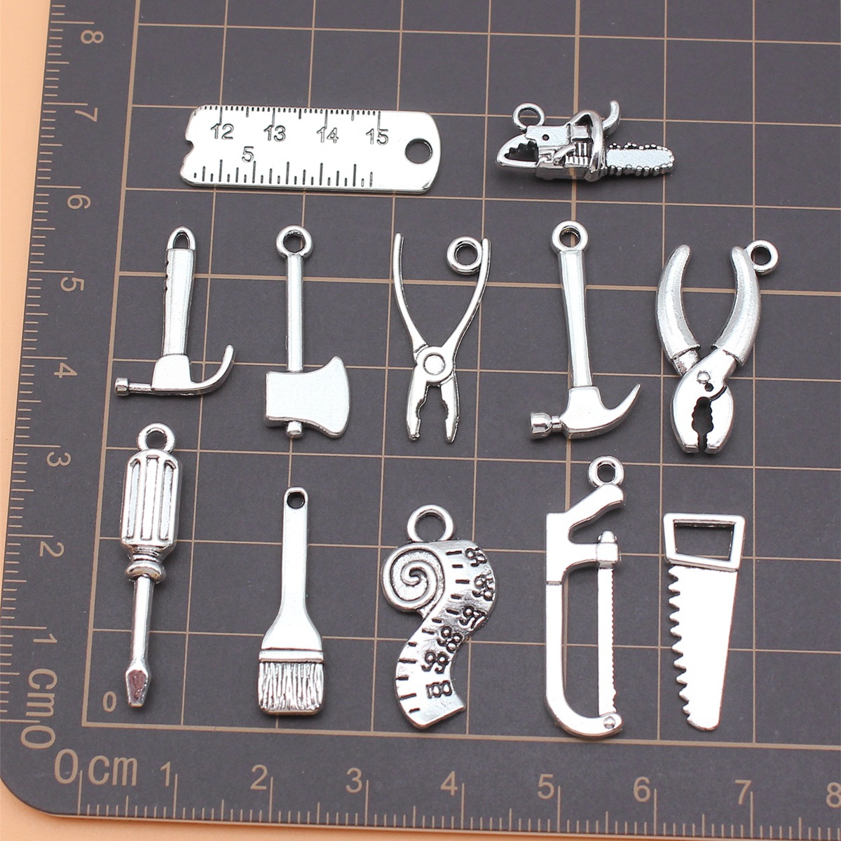 12pcs Antique Silver Color Too - Collectible Vintage Tools 评论和价格